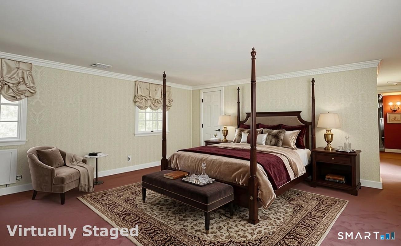 463 North Salem Road Ridgefield, CT 06877 - Photo 32 of 40 a bedroom with furniture and a window