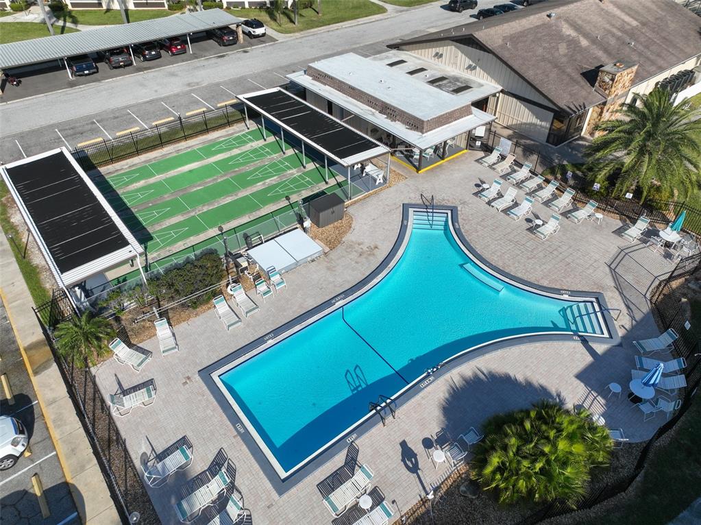 4736 Jasper Drive, Unit 103 New Port Richey, FL 34652 - Photo 39 of 41 an aerial view of a backyard