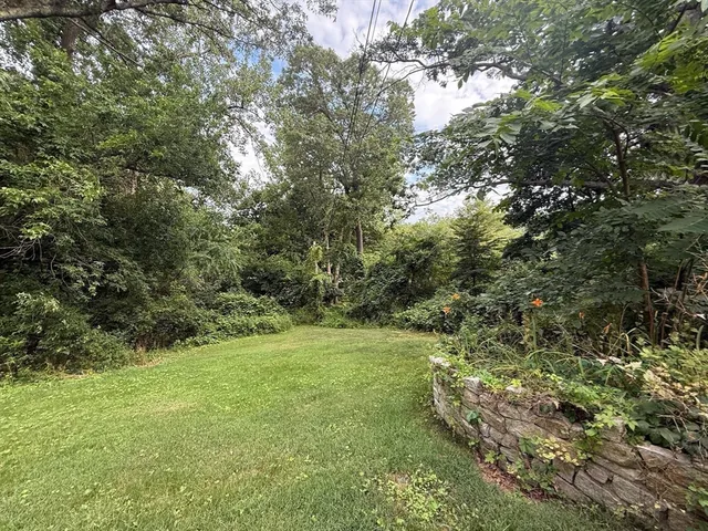 a view of a wooden bench