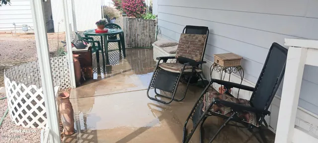 a view of a living room and dining room