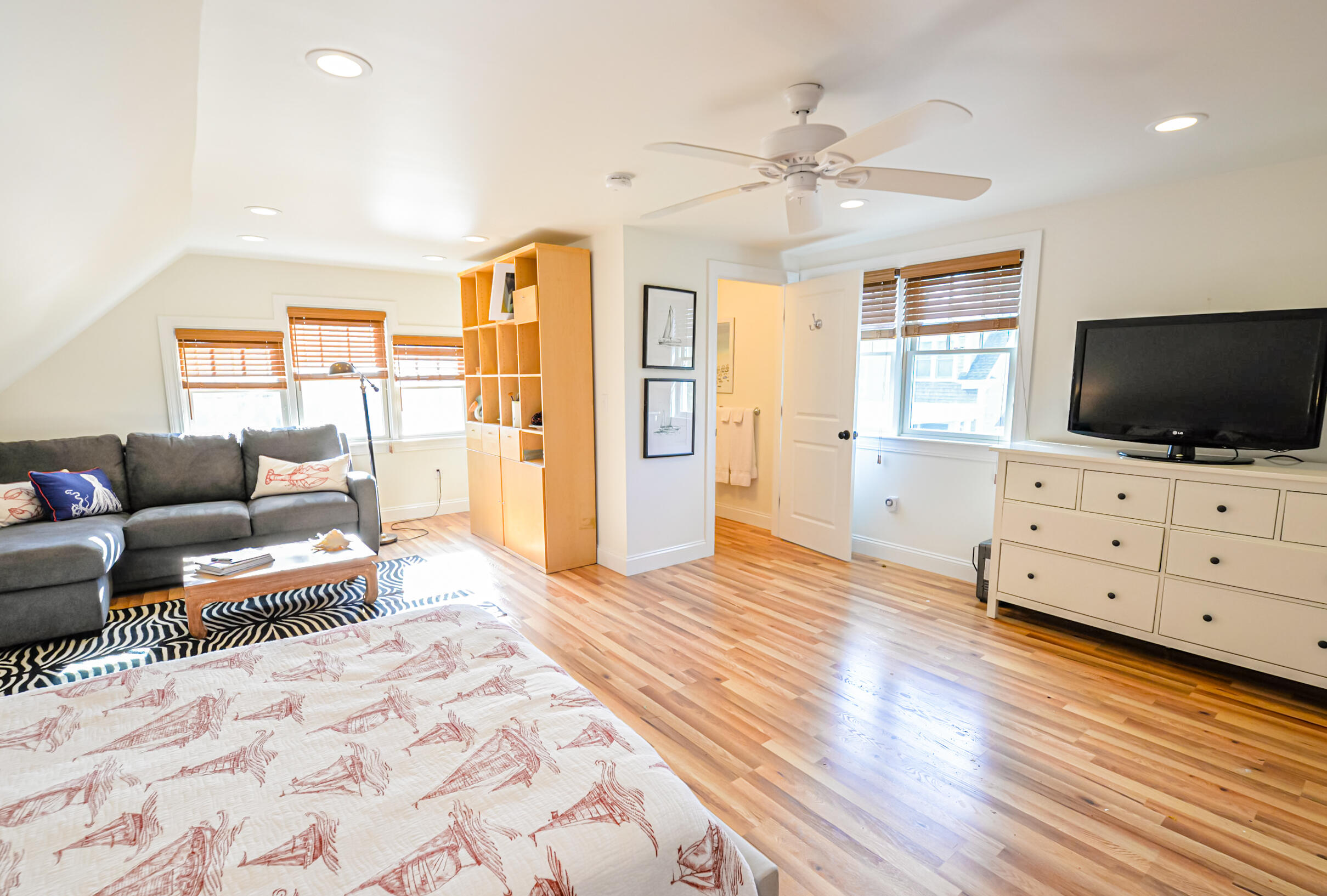53 Rd To The Plaines Edgartown, MA 02539 - Photo 26 of 35 a living room with furniture and a flat screen tv