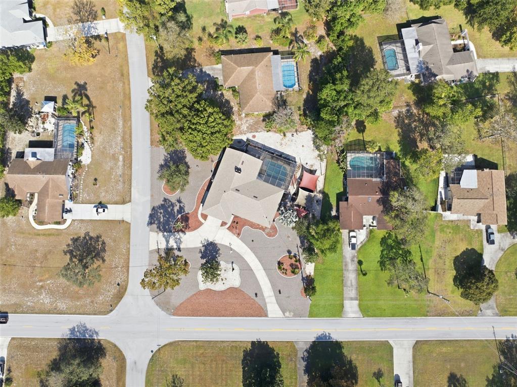 8123 River Country Drive Weeki Wachee, FL 34607 - Photo 17 of 61 an aerial view of residential houses with outdoor space