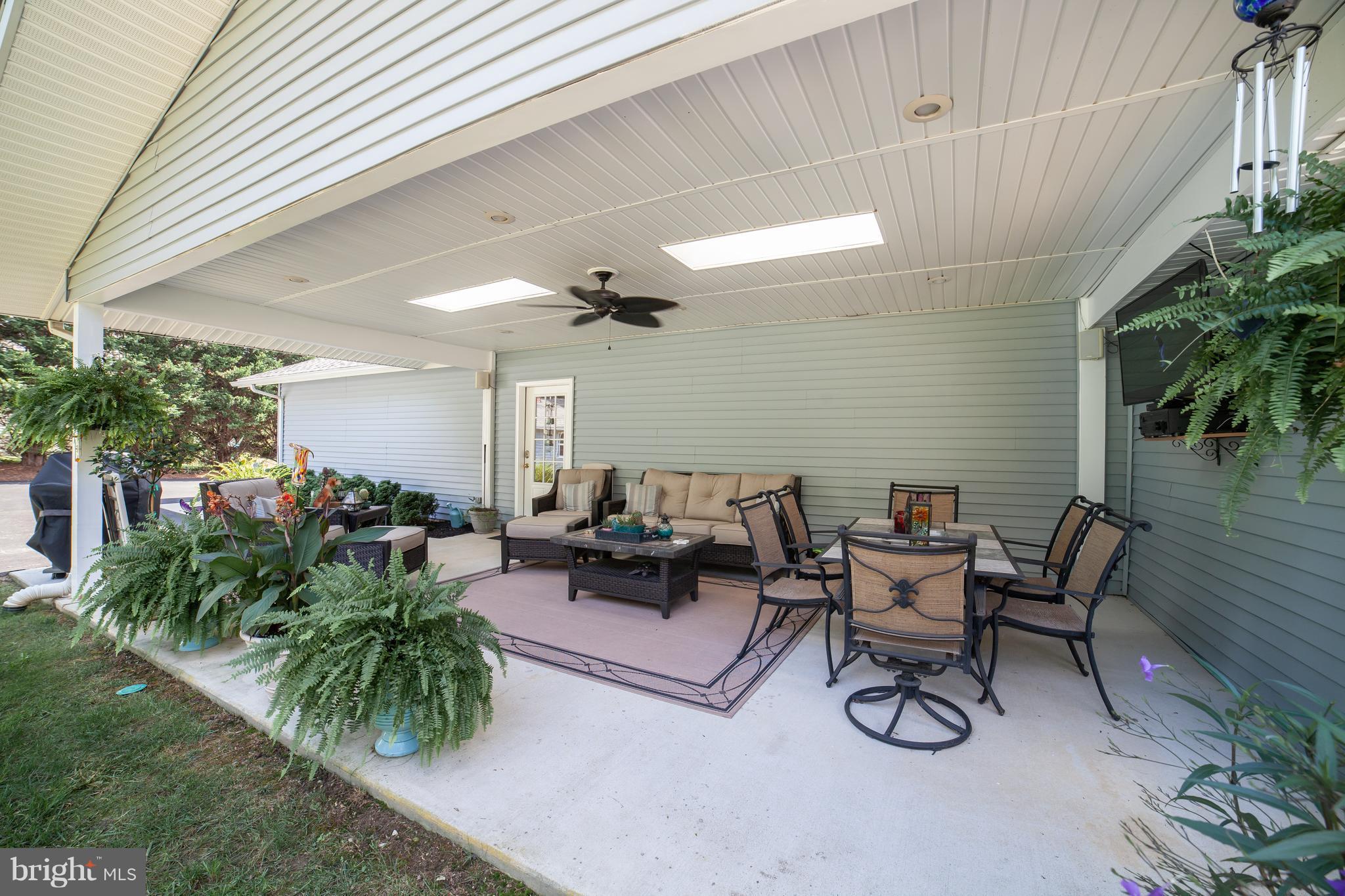42 Glen Alpine Road Phoenix, MD 21131 - Photo 4 of 30 Covered Rear Patio w/TV