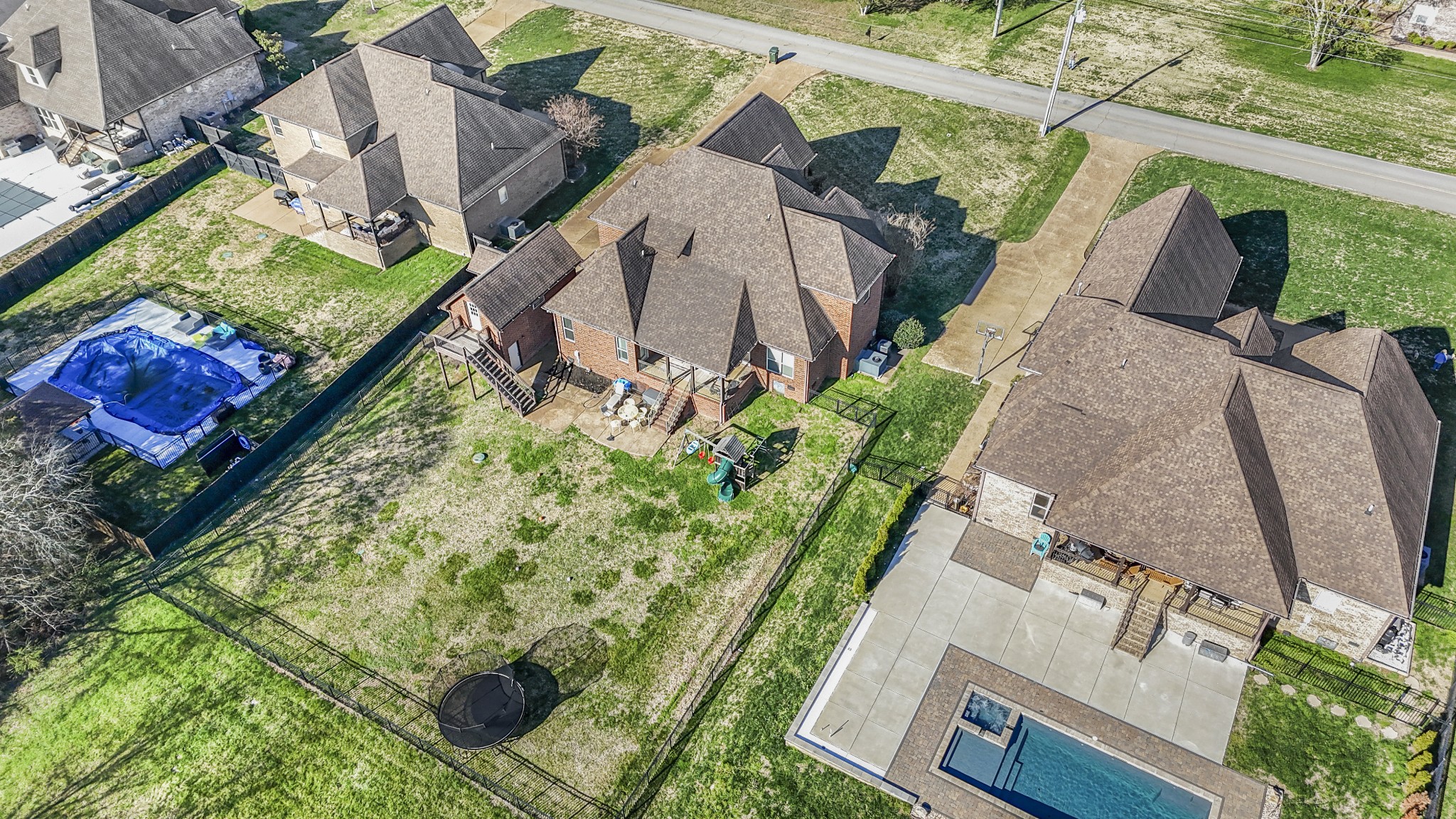 1133 Mires Road Mount Juliet, TN 37122 - Photo 45 of 51 an aerial view of a house with a yard and mountain