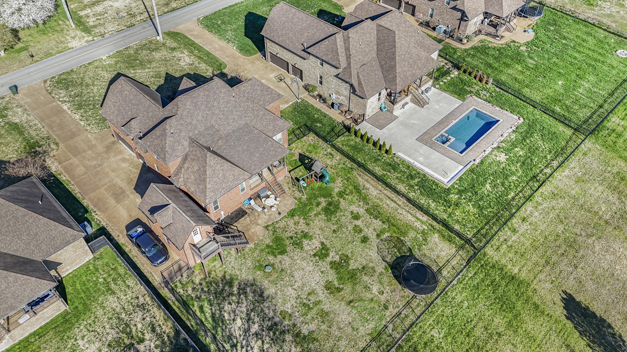 1133 Mires Road Mount Juliet, TN 37122 - Photo 46 of 51 an aerial view of a house with a yard