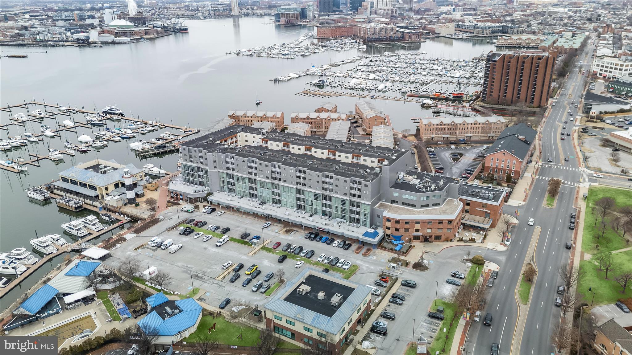 2702 Lighthouse Point East, Unit 516 Baltimore, MD 21224 - Photo 36 of 47 Aerial View
