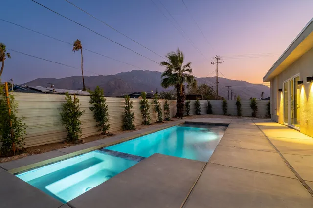a view of a building with a road