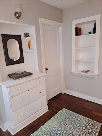 a room with storage and utility