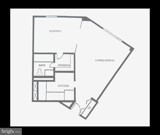 5340 Holmes Run Parkway, Unit 516 Alexandria, VA 22304 - Photo 15 of 15 Floor plan