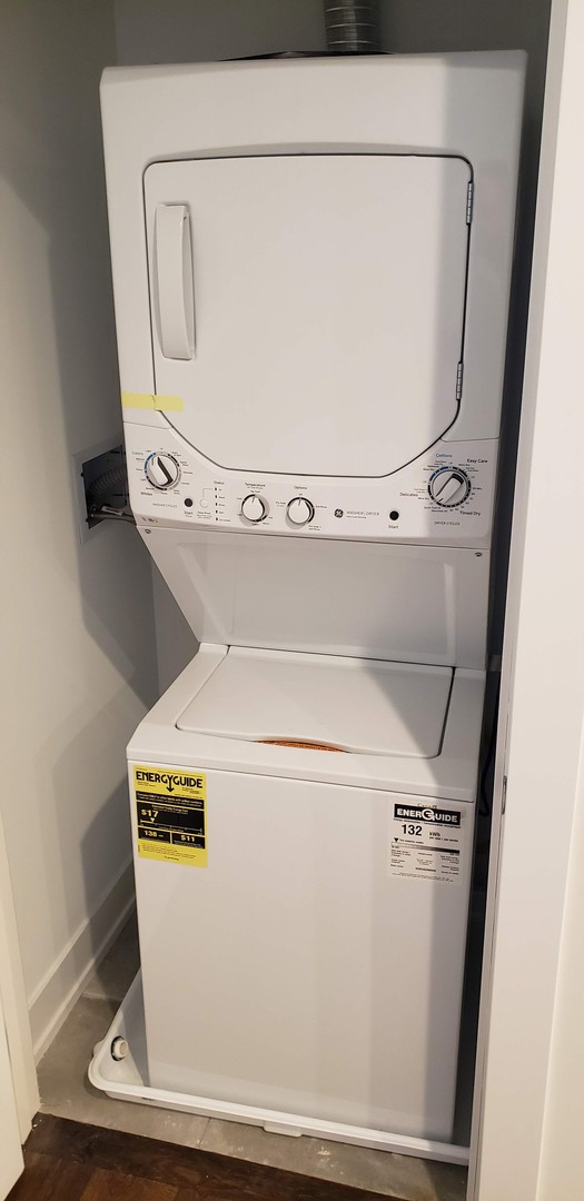 4720 North Sheridan Road, Unit 3D Chicago, IL 60640 - Photo 11 of 15 a close up view of washer and dryer