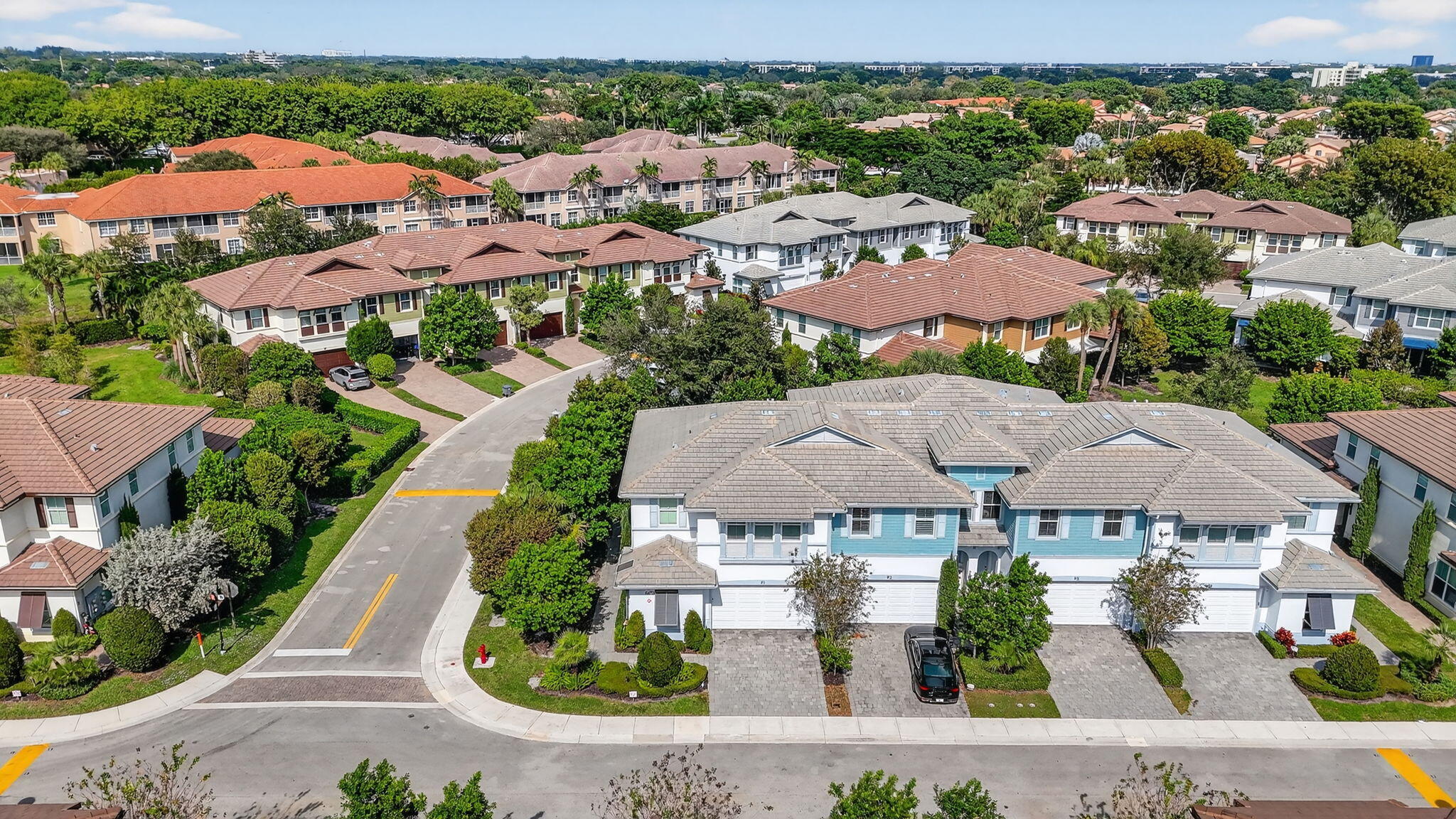 6675 Quiet Wave Trail Boca Raton, FL 33433 - Photo 51 of 65 an aerial view of a house with garden space and lake view