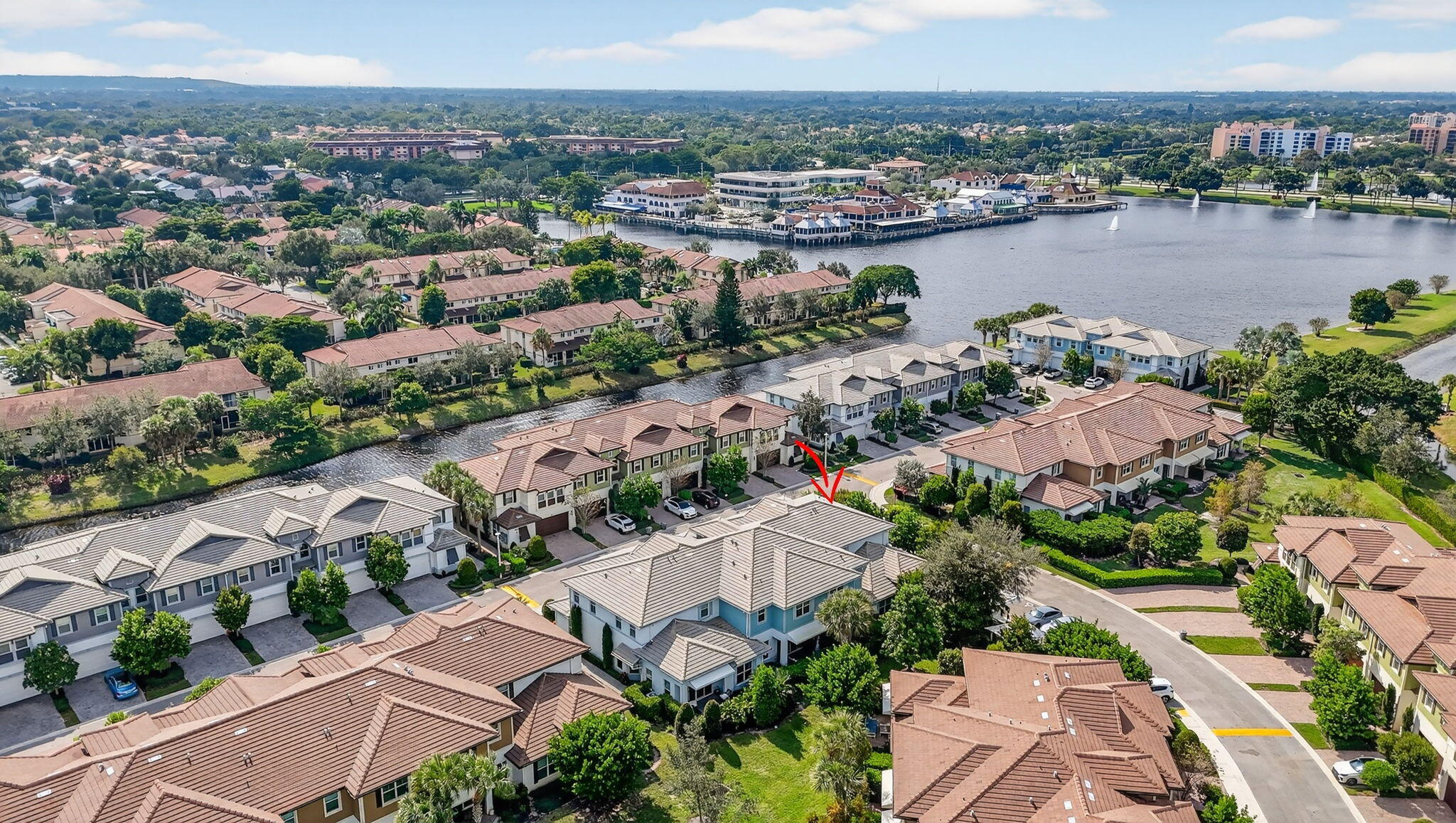 6675 Quiet Wave Trail Boca Raton, FL 33433 - Photo 58 of 65 an aerial view of a city with lake view