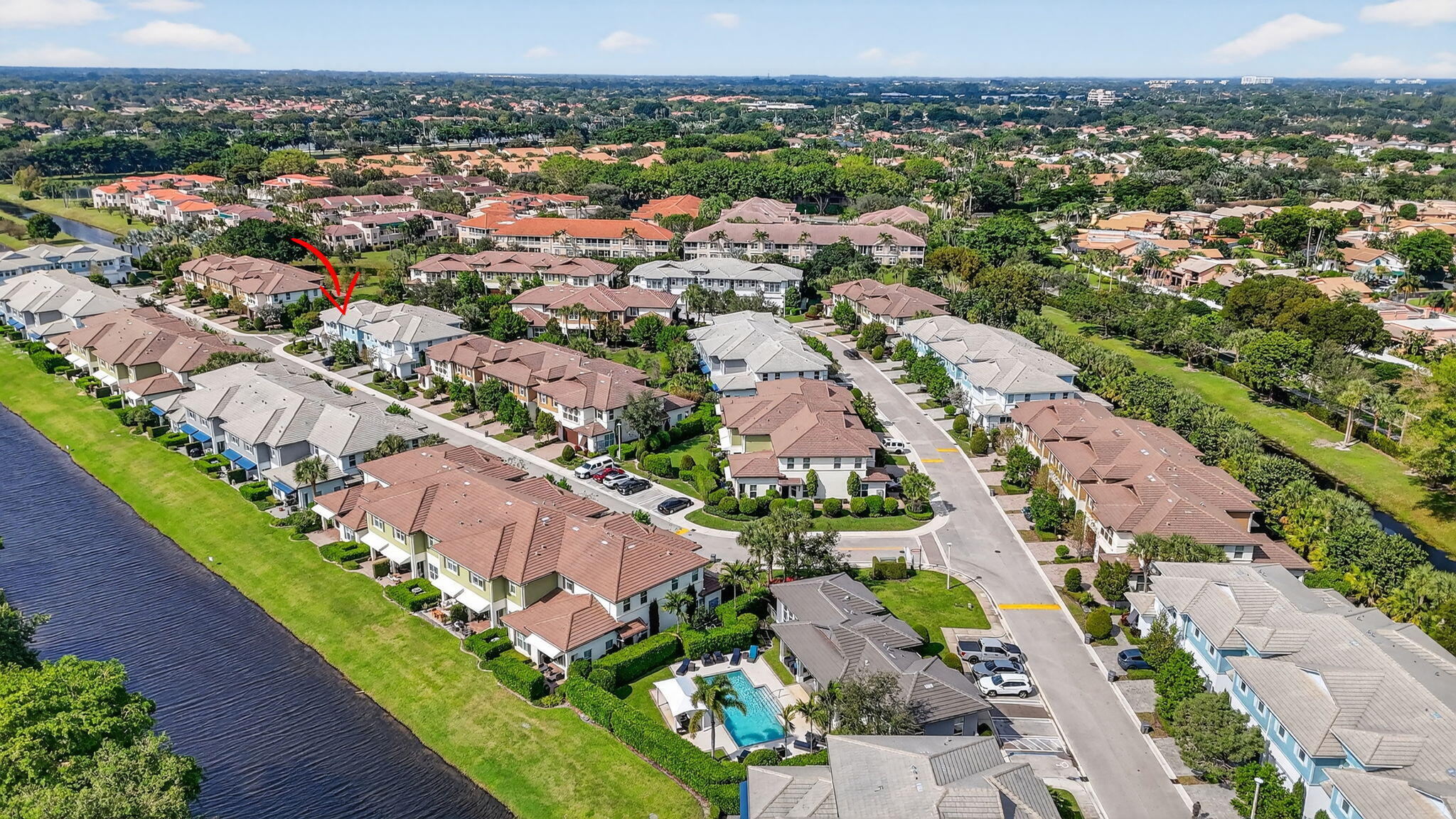 6675 Quiet Wave Trail Boca Raton, FL 33433 - Photo 62 of 65 an aerial view of a city