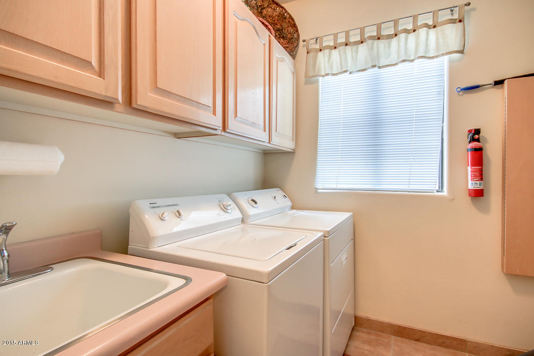 5345 East McLellan Road, Unit 112 Mesa, AZ 85205 - Photo 17 of 38 Washer/Dryer/SoakingSink