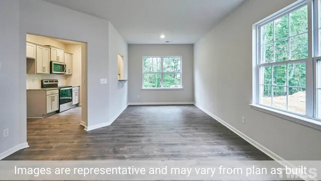a view interior of the house and wooden floor