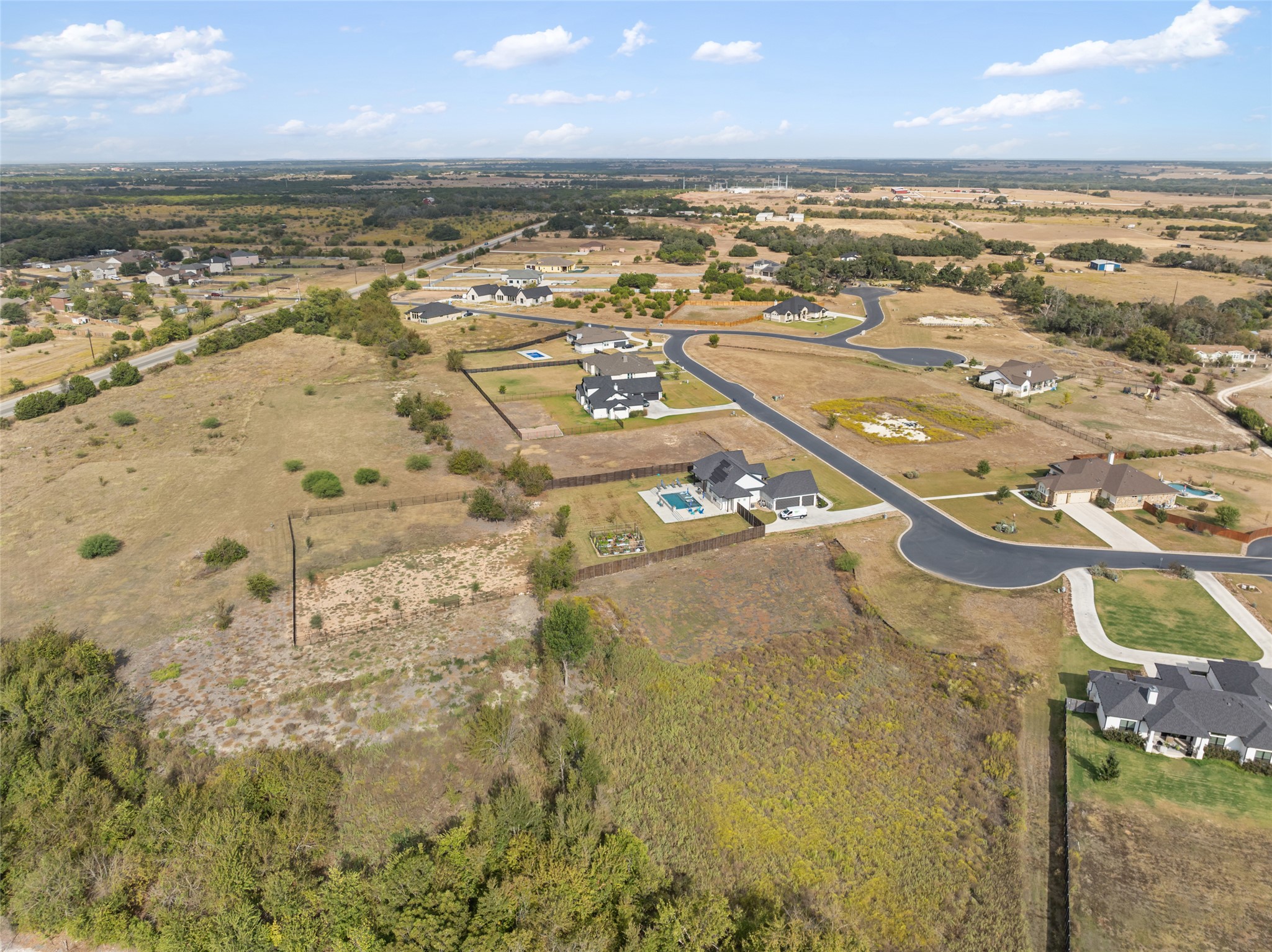 120 Huerta Road Florence, TX 76527 - Photo 6 of 10 Aerial view of property's location featuring rural landscape