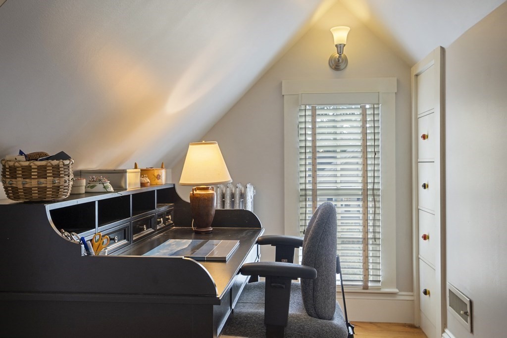 49 Parker Street Lexington, MA 02421 - Photo 18 of 42 a view of a dining room with furniture and window
