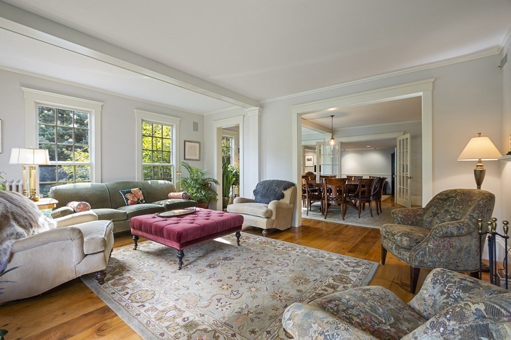 49 Parker Street Lexington, MA 02421 - Photo 4 of 42 a living room with furniture and wooden floor
