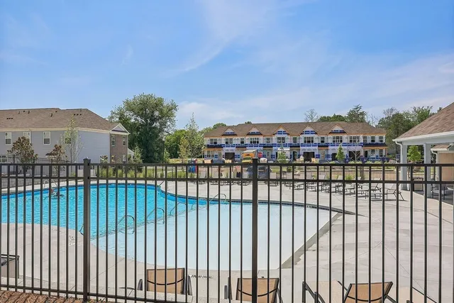 a view of a city from a balcony
