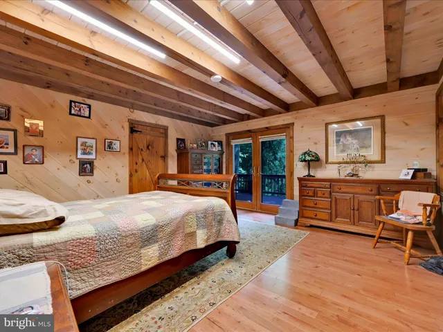 a view of a building from a window