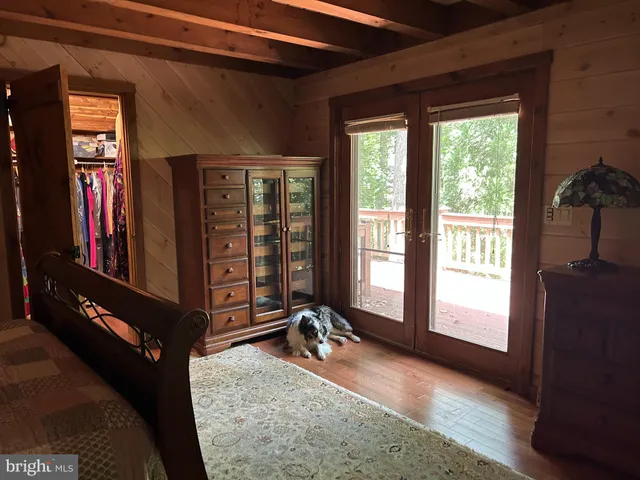 a backyard of a house with lots of green space and plants