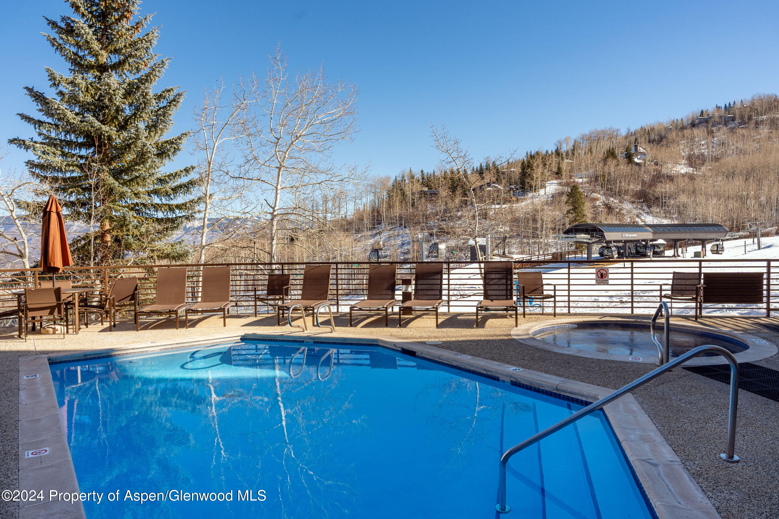 476 Wood Road, Unit 41 Snowmass Village, CO 81615 - Photo 19 of 29 Heated Slopeside Pool and Hot Tub