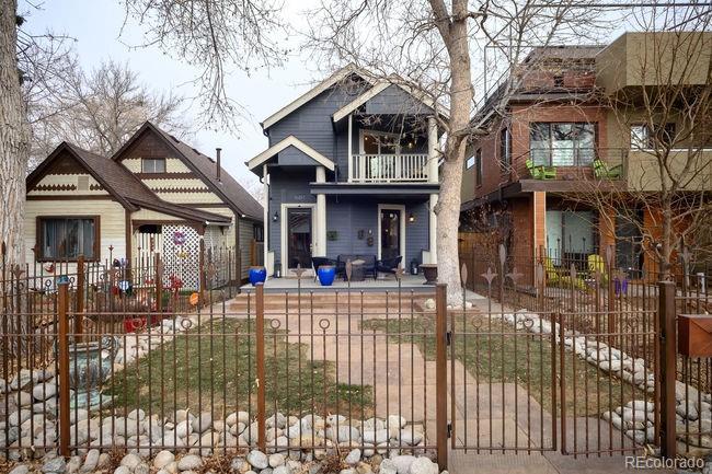 a view of a building with a porch