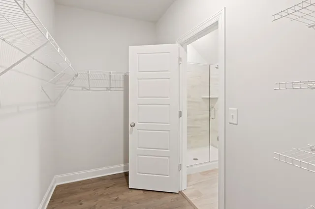a view of walk in closet