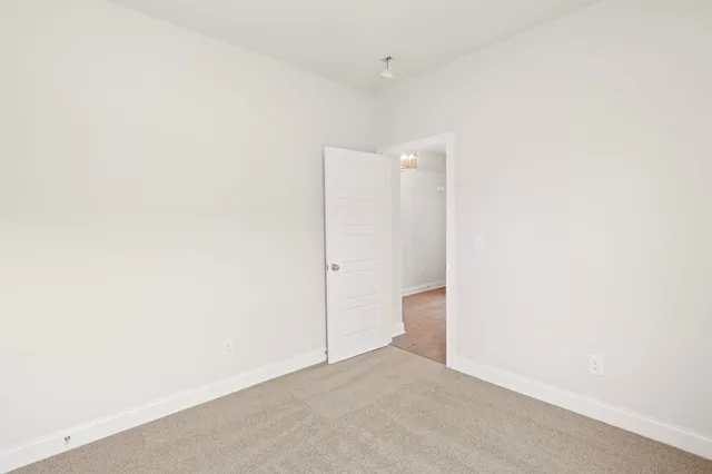 a view of an empty room