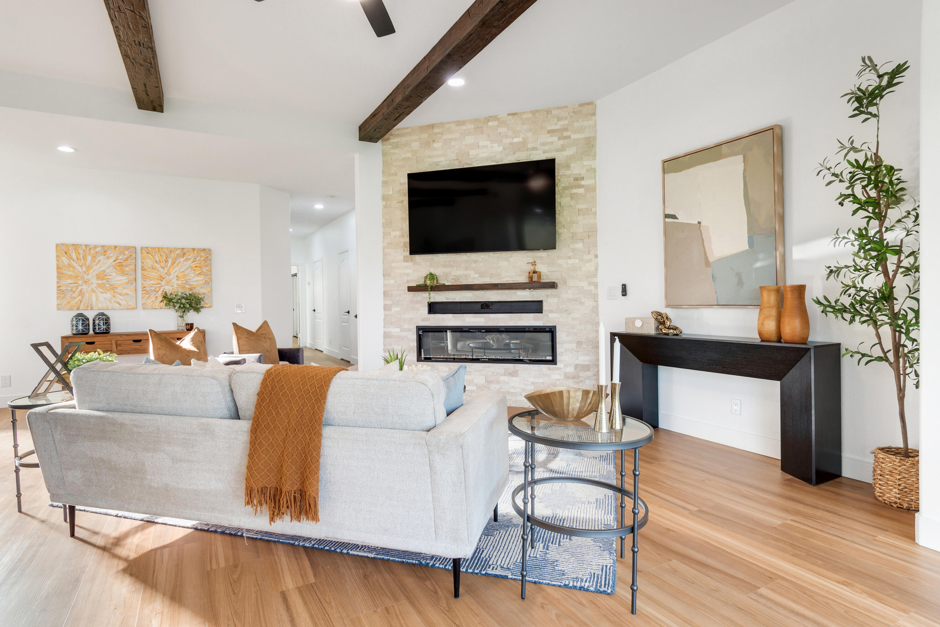 30 Hilton Head Drive Rancho Mirage, CA 92270 - Photo 1 of 33 a living room with furniture and a flat screen tv