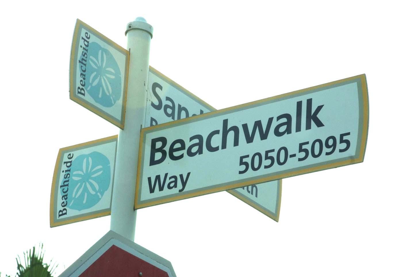5073 Beachwalk Way Miramar Beach, FL 32550 - Photo 61 of 61 a street sign that is on a pole