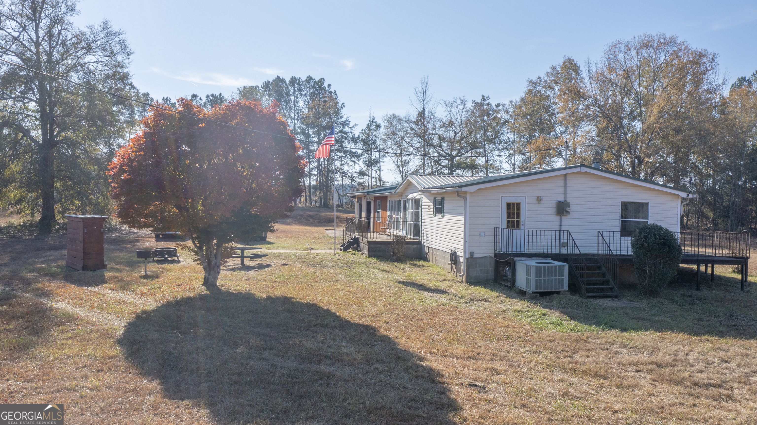 2717 Mount Pilgrim Road Greenville, GA 30222 - Photo 43 of 65 a view of a house with a patio