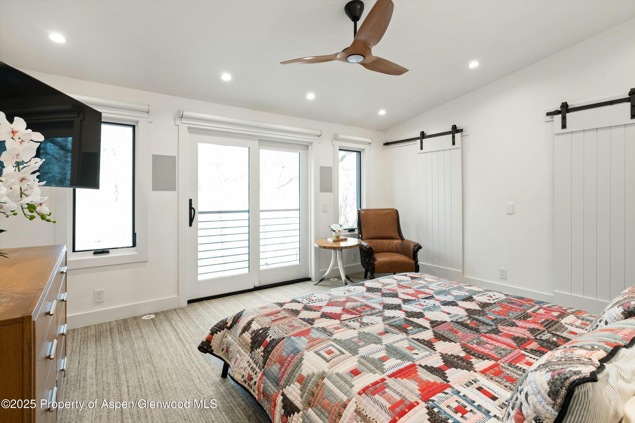 1631 Emma Spur Basalt, CO 81621 - Photo 22 of 52 a bedroom with a large bed and a window