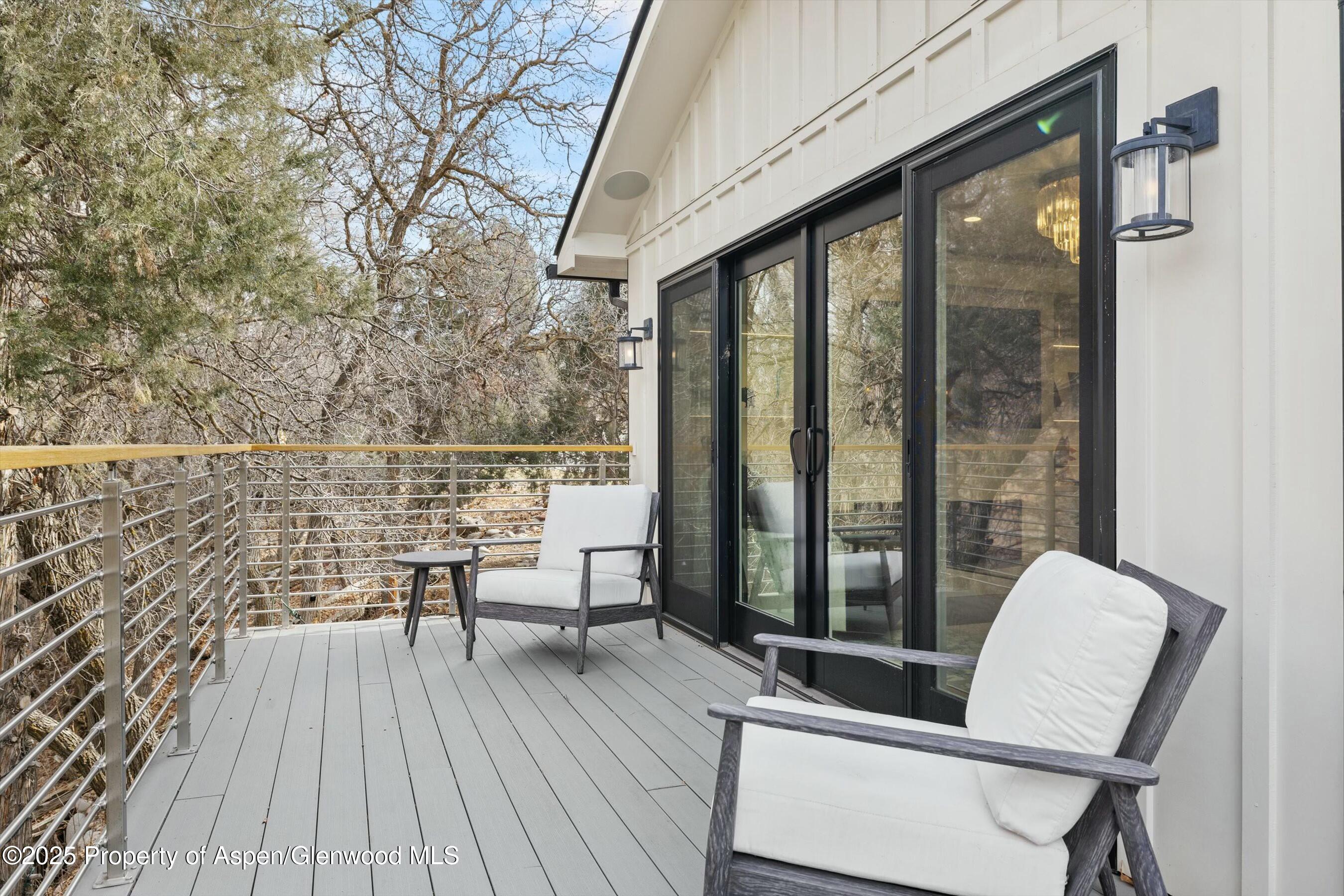 1631 Emma Spur Basalt, CO 81621 - Photo 44 of 52 a balcony view with a seating space