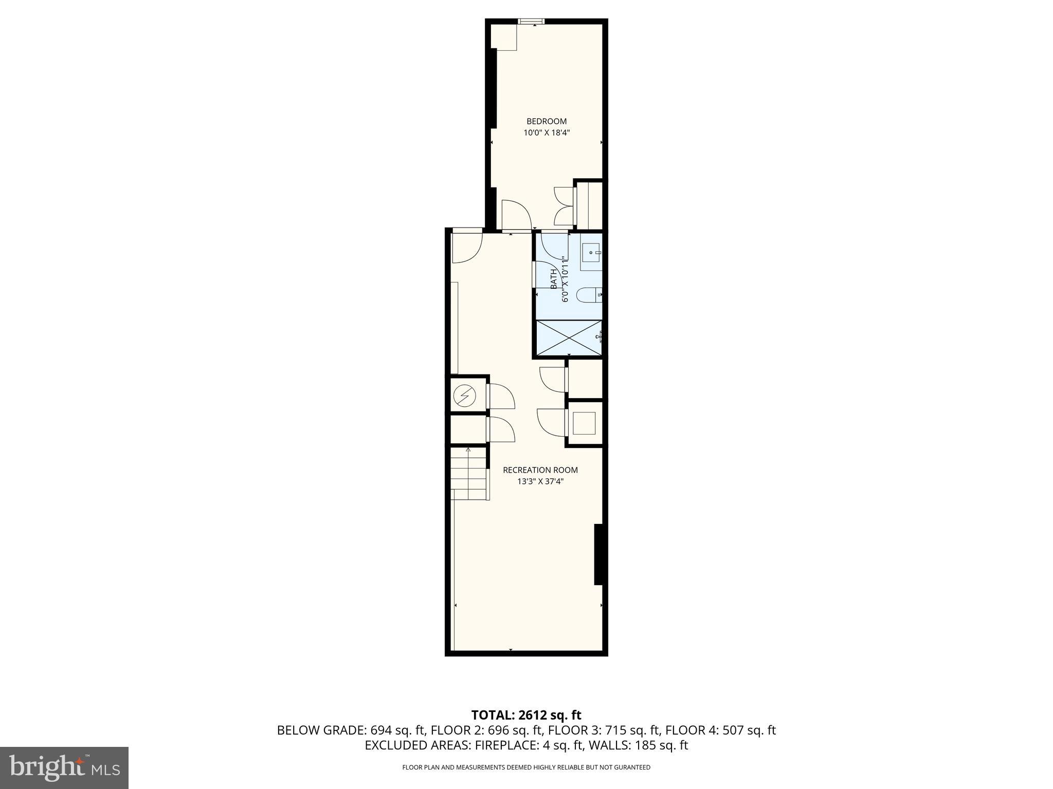 1707 North Broadway Baltimore, MD 21213 - Photo 28 of 31 Lower Level - 1 bedroom and 1 full bath with rear