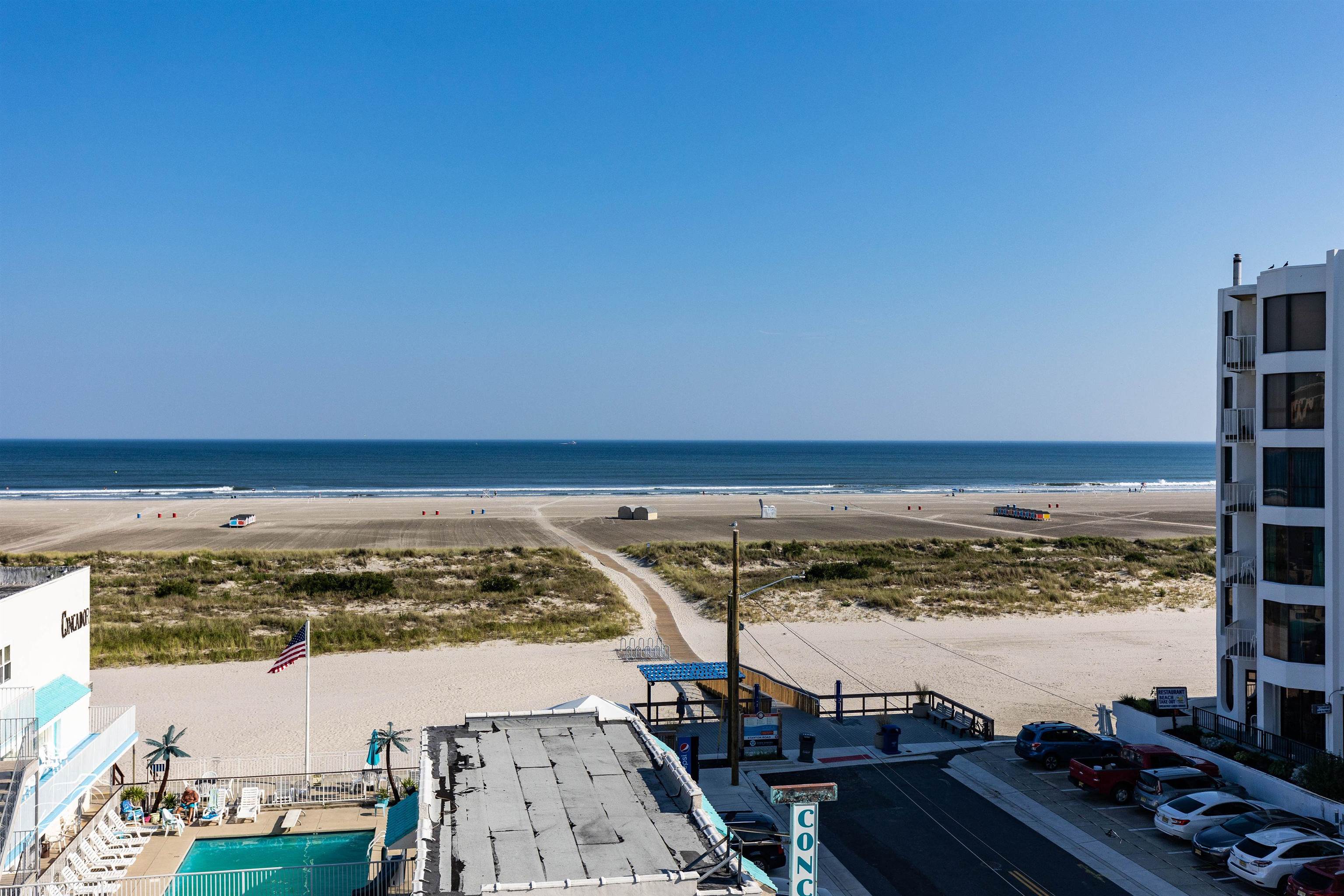503 East Stanton Road, Unit 403 Wildwood Crest, NJ 08260 - Photo 29 of 42 a view of a ocean with beach