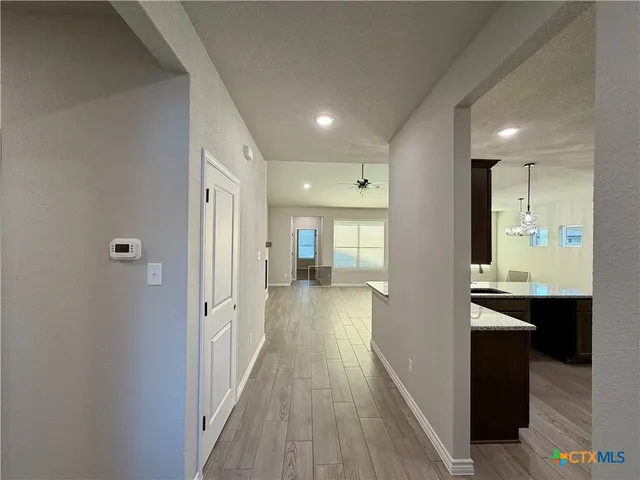 a view of a house and a hallway