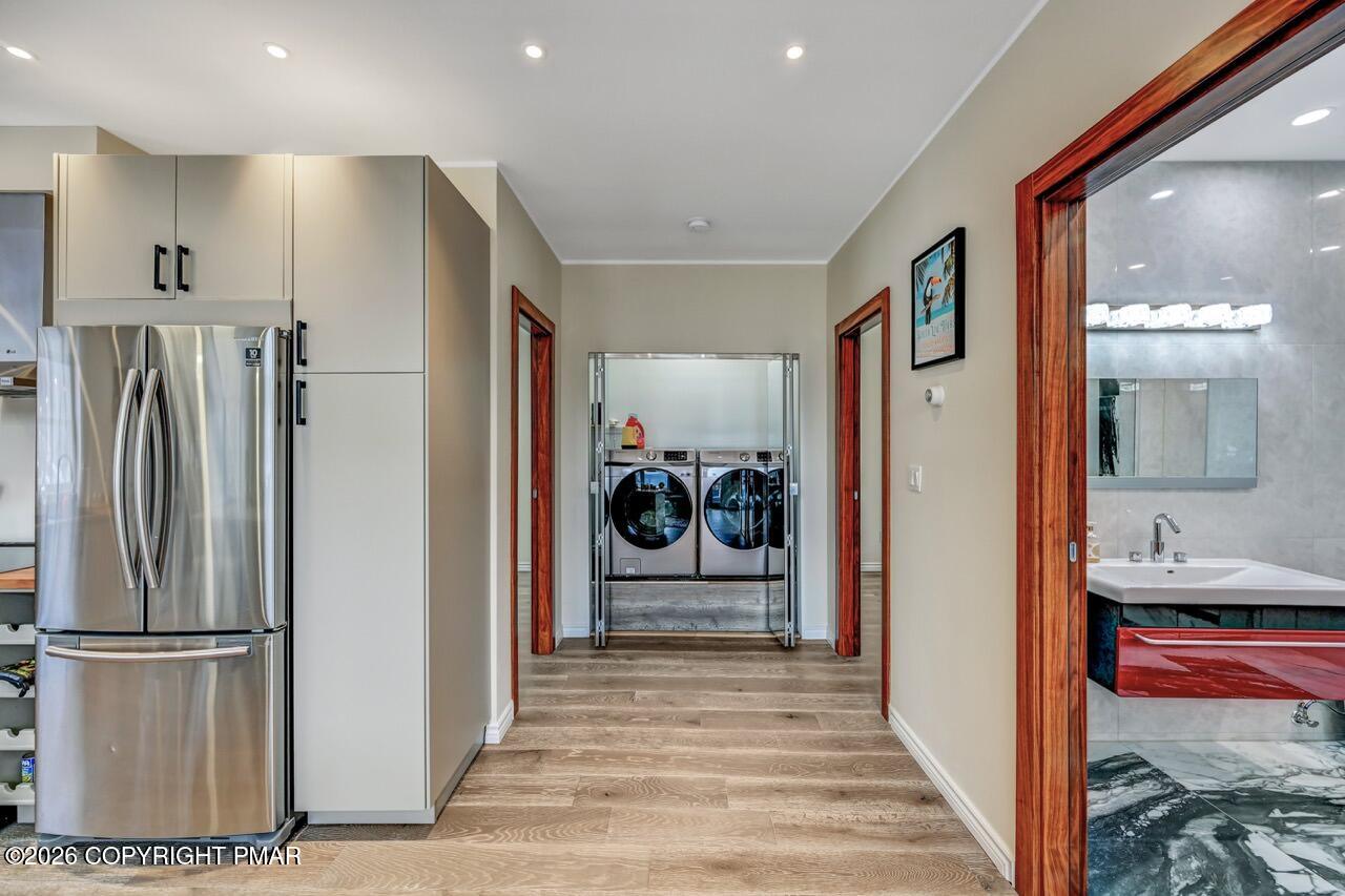 325 Chestnut Road East Stroudsburg, PA 18302 - Photo 21 of 50 a view of a hallway with a livingroom with furniture