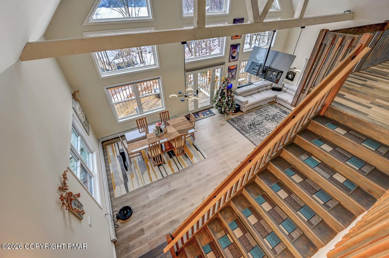325 Chestnut Road East Stroudsburg, PA 18302 - Photo 30 of 50 a view of an chairs and tables on the roof