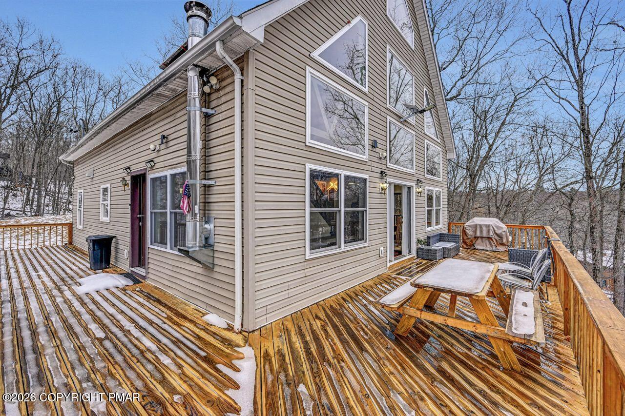 325 Chestnut Road East Stroudsburg, PA 18302 - Photo 47 of 50 a view of a patio with a table and chairs