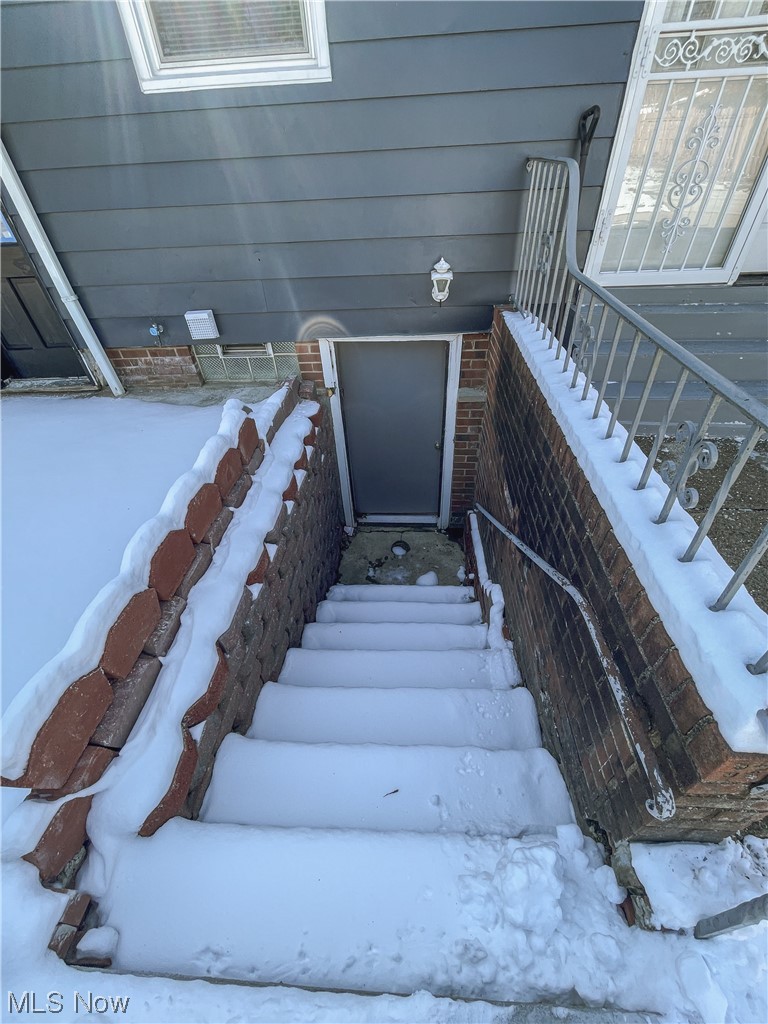 24709 Emery Road Warrensville Heights, OH 44128 - Photo 3 of 34 View of staircase