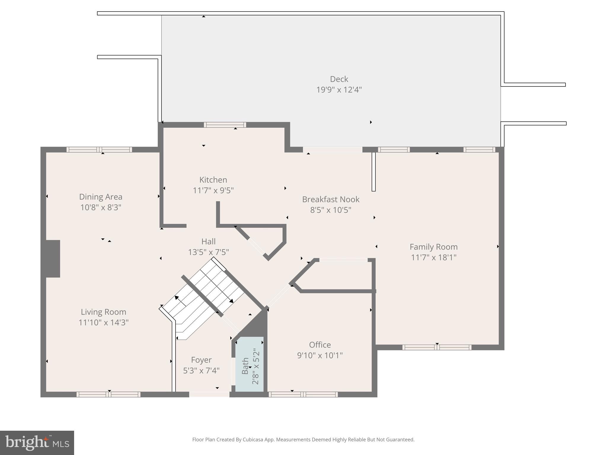 3068 Pony Ridge Turn Dumfries, VA 22026 - Photo 50 of 53 Main level floor plan