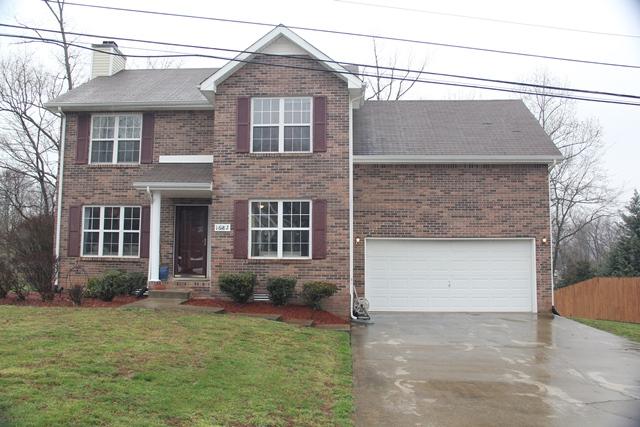 1682 Windriver Road Clarksville, TN 37042 - Photo 1 of 19 Front view of this home has great curb appeal
