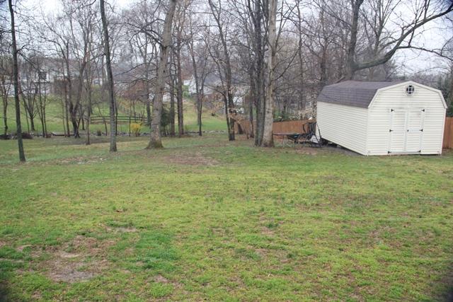 1682 Windriver Road Clarksville, TN 37042 - Photo 18 of 19 Back yard with storage unit!