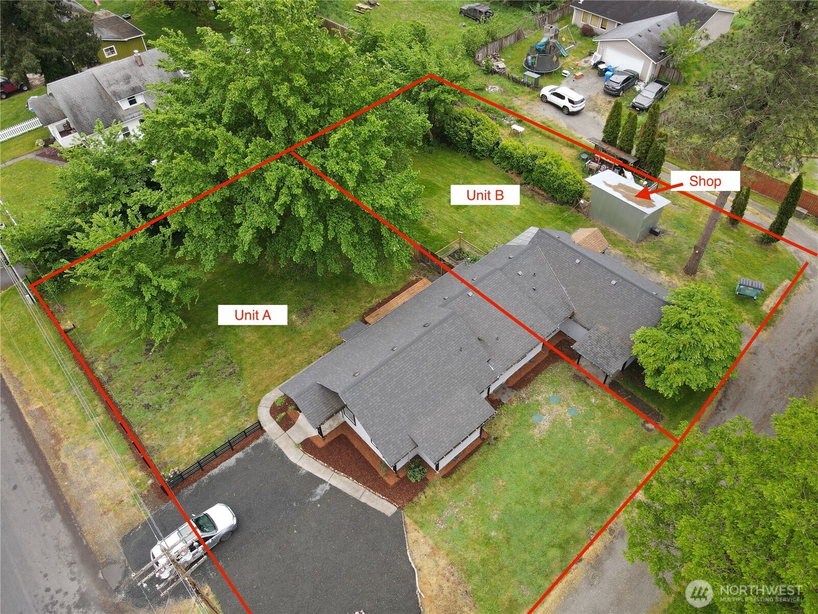 10341 184th Avenue Southwest Rochester, WA 98579 - Photo 2 of 36 an aerial view of a house