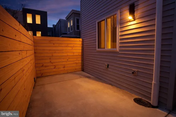a view of door and wooden floor