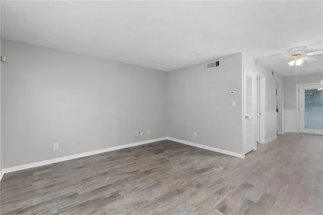 a view of an empty room