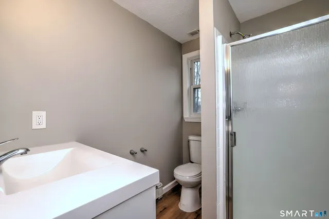 a bathroom with a sink and a toilet