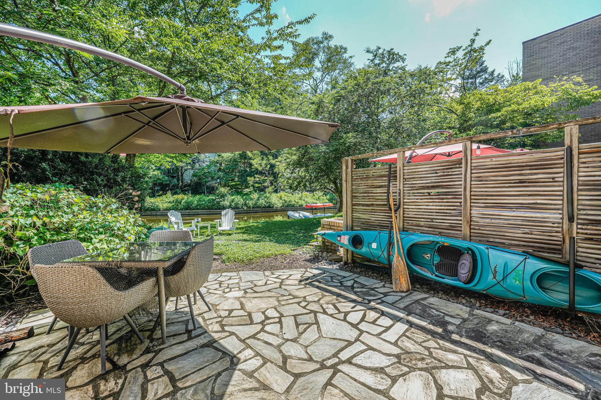 11467 Washington Plaza West Reston, VA 20190 - Photo 3 of 44 Rear Back Patio with Lake Views