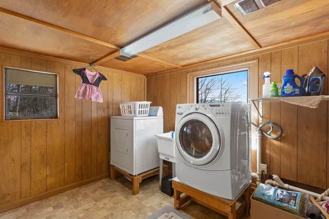 a view of storage and utility room